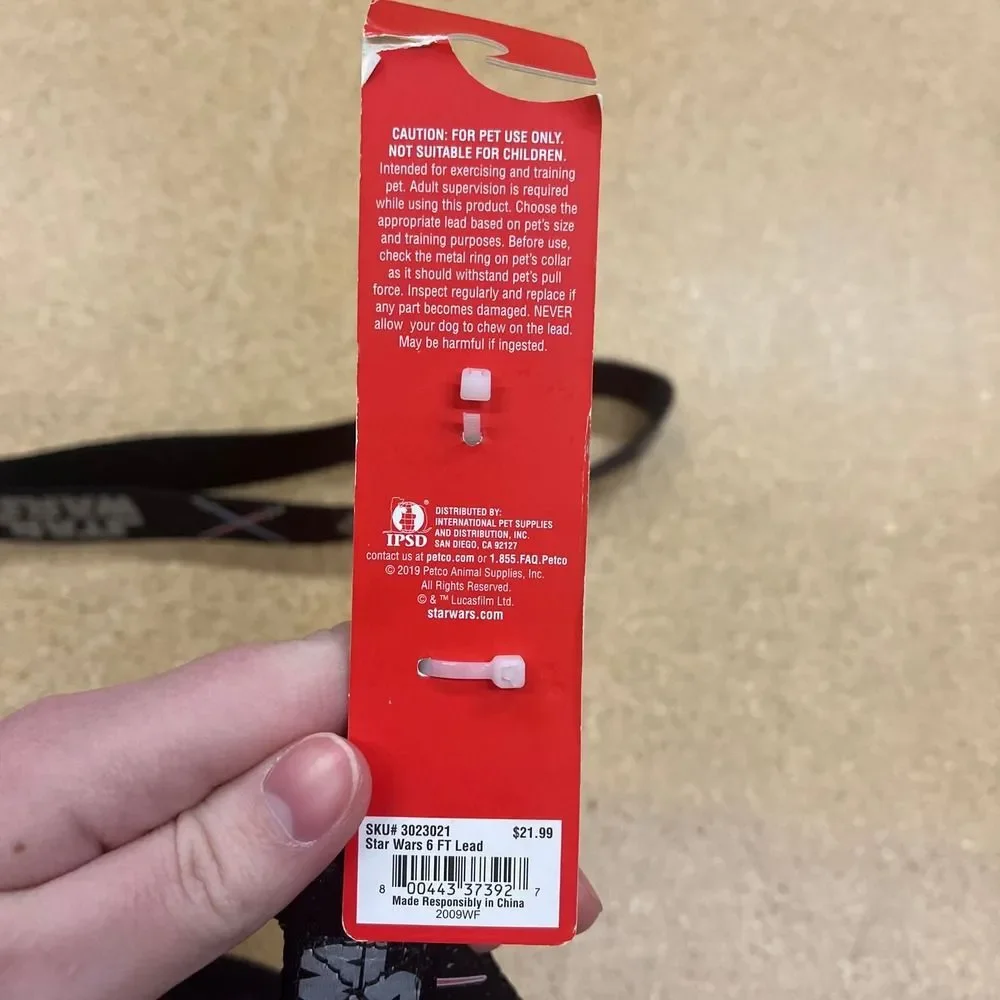 Star Wars NEW 6 FT Reflective Dog Leash